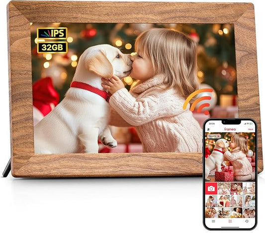 Frameo 10.1" Digital Picture Frame, Smart WiFi Digital Photo Frame by BrightandPowerYourLife
