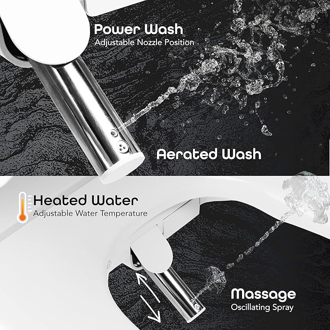 BidetMate 3000 Series Electric Heated Bidet Smart Toilet Seat - Image 3