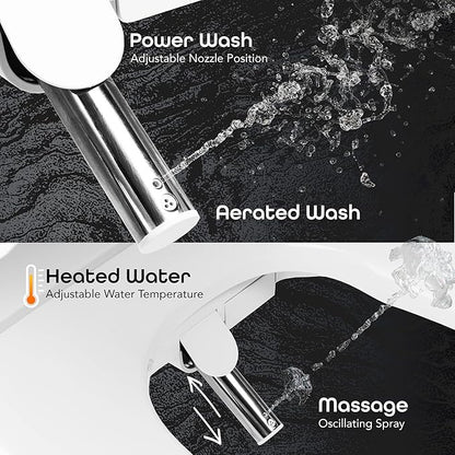 BidetMate 3000 Series Electric Heated Bidet Smart Toilet Seat - Image 3