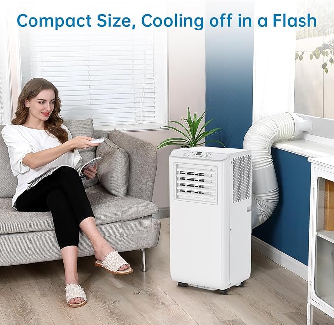 Portable Air Conditioners 8000 BTU, Remote Control AC Unit - Image 3