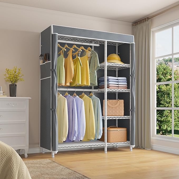 VIPEK V7C Garment Racks with Cover Portable Closets - Image 2
