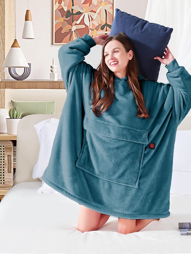 MAXEVE Heated Wearable Blanket Hoodie - Image 9