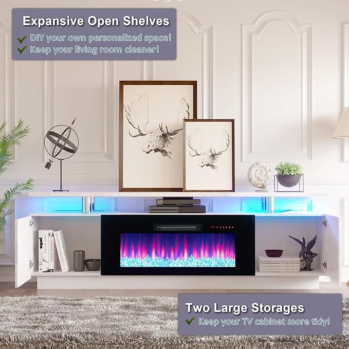 AMERLIFE Fireplace TV Stand - Image 4