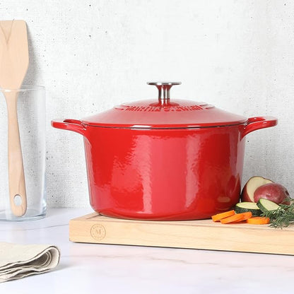 Martha Stewart Gatwick 4 Quart Enamel Cast Iron Dutch Oven - Image 9