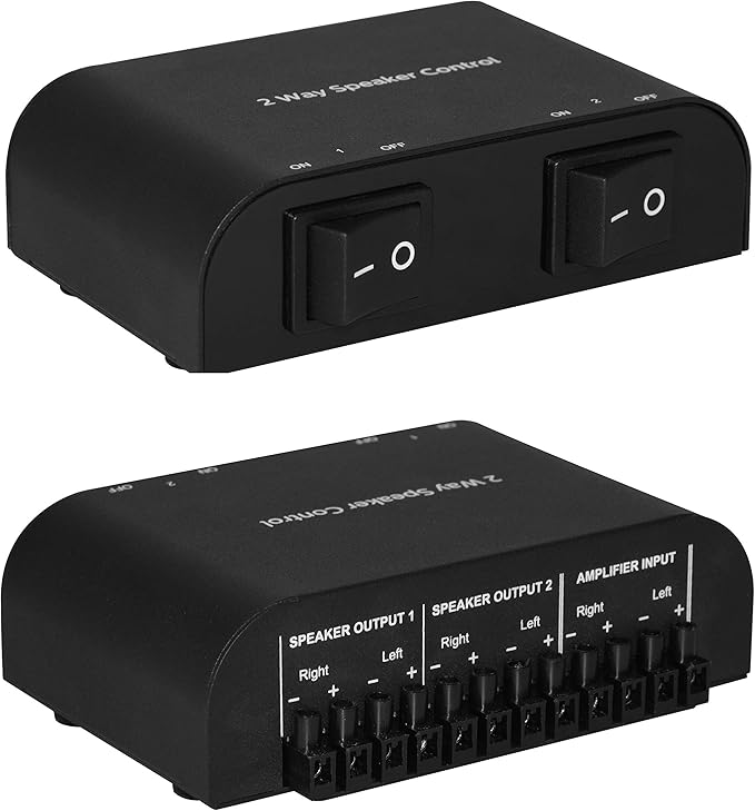 Xtrempro 61049 2 or 4 Way Speaker Switch, 1 in 2 Out or 1 in 4 Out Way Pair - Image 3