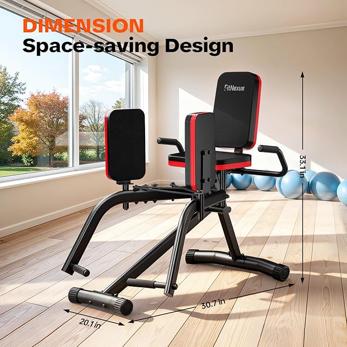 Hip Abductor Machine for Women/Men, Compact Glute Machine & Leg Exercise - Image 3