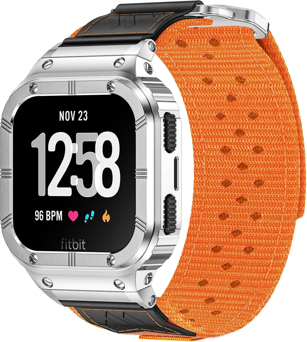 miohhr nylon bands with stainless steel case for, main product view