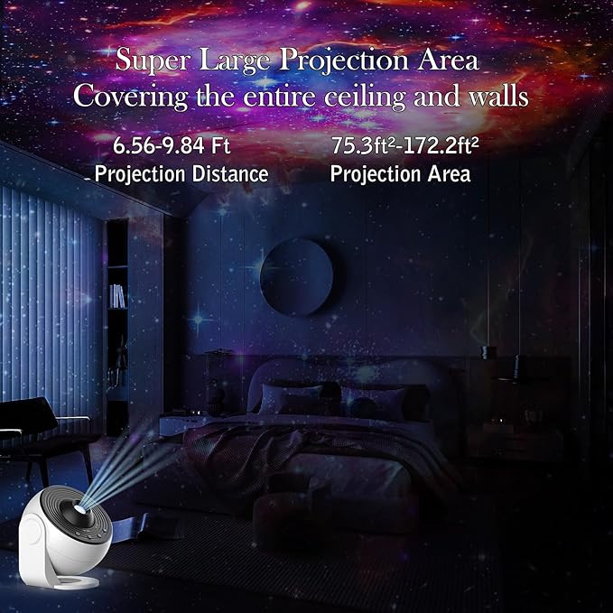 Galaxy Projector for Bedroom, 13 in 1 HD Planetarium Star Projector, Ceiling - Image 6