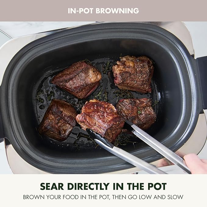 GreenPan Elite 14-in-1 Programmable 6QT Electric Slow Cooker, Dishwasher Safe - Image 6