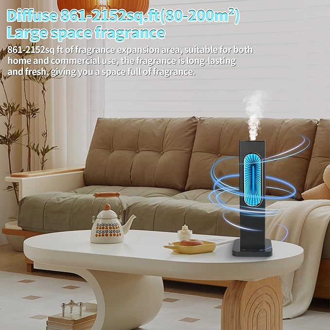 Waterless Scent Diffuser with APP WiFi Control, Portable Rechargeable Wireless - Image 4