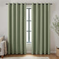 KOUFALL Dark Sage Curtains 72x84 Inches Long by KOUFALL