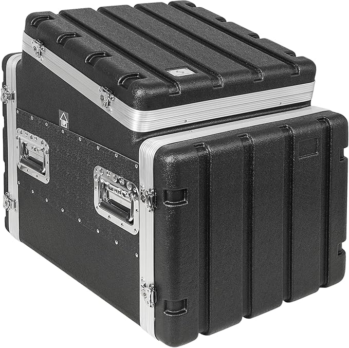 Sound Town Lightweight and Compact 8U ATA ABS Rack Case, by SOUNDTOWN