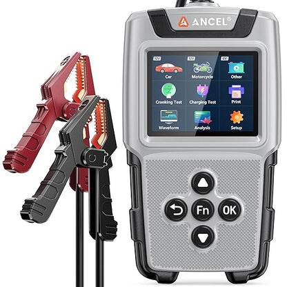 ANCEL BA101 Plus Car Battery Tester 6V 12V Load Tester, 20-2000 CCA Digital by ANCEL