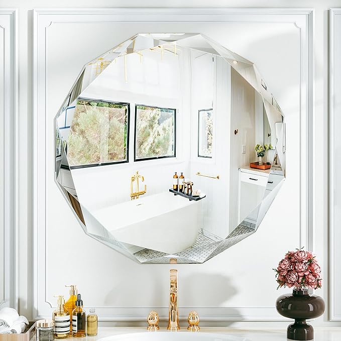 Suidia Bathroom Mirror, Frameless Bathroom Mirror by SuidiaMirror