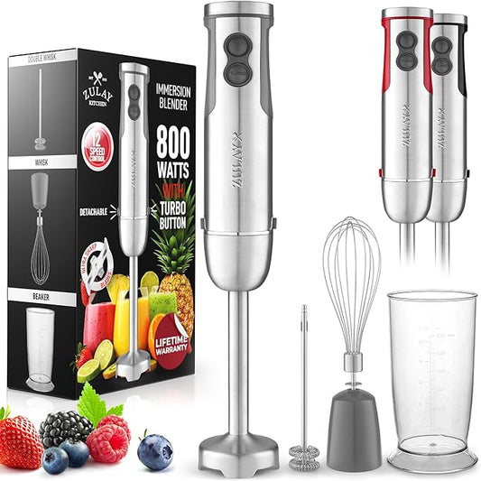 Zulay 4-in-1 Immersion Stick Mixer Hand Blender by ZulayKitchen