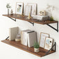 12 Inch Deep Floating Shelves, 48W x 12D Floating Shelves, Deep Wall Shelves by FunMemories