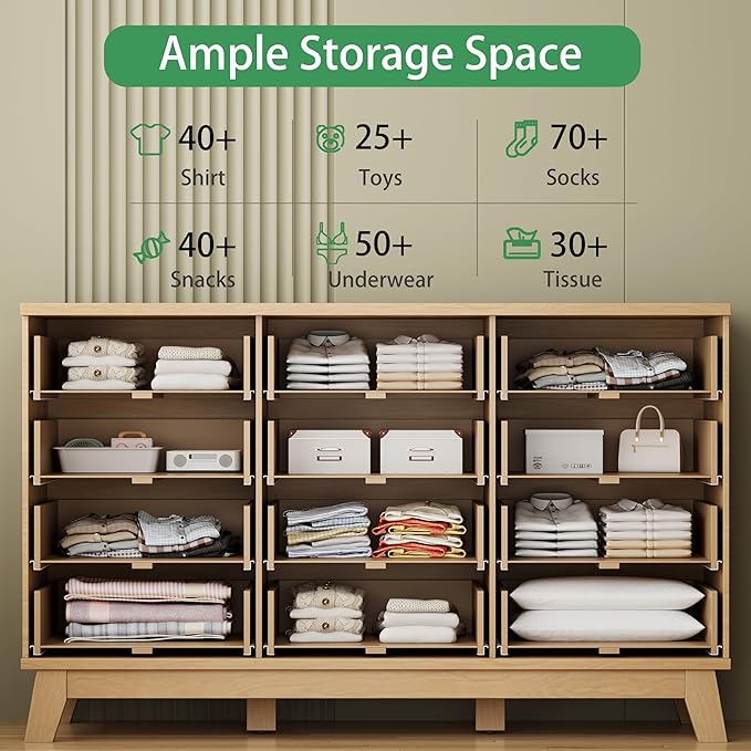 Fluted Dresser for Bedroom - Image 3