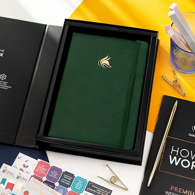 Clever Fox Planner Premium Edition – Undated Luxurious Weekly & Monthly Planner - Image 7