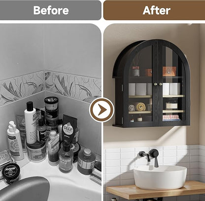 HOACT Arch Bathroom Wall Cabinet - Image 5