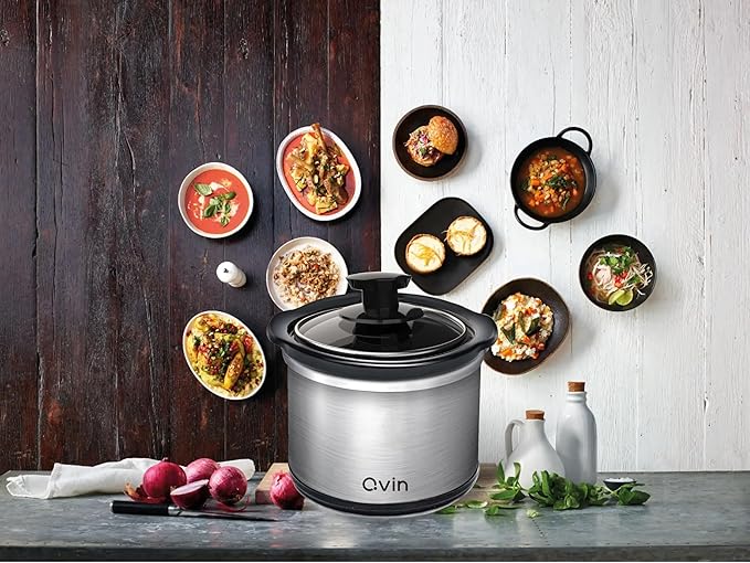 0.65-qt mini Round Slow Cooker, Fondue Melting Pot Warmer - Image 5