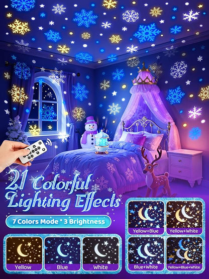 Frozen Toys, 15 Music+16 Films+315 Colors Night Light - Image 5