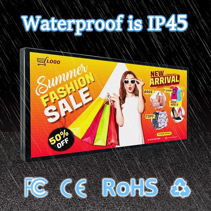 Outdoor Full Color Led Sign WIFI And USB Programmable Led Sign - Image 6
