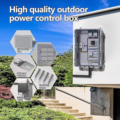 ABS Electrical Junction Box, Ventilated Design, Cable Grommets, IP65 Waterproof - Image 5