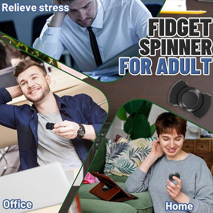 Valentines Day Gifts for Him, 3-in-1 Fidget Spinner Toy for Adult Metal Slider - Image 5