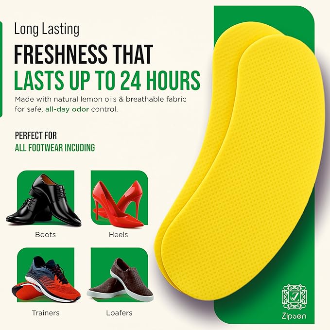 Natural Shoe Deodorant Stickers, Odor Remover Patches - Image 2