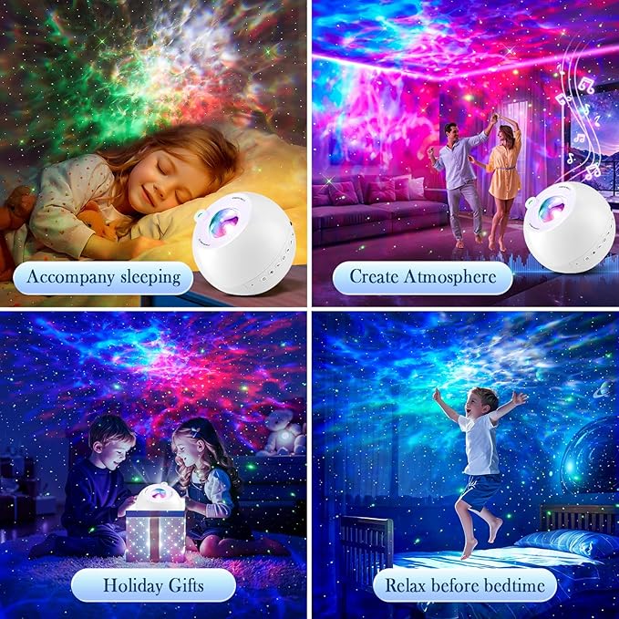 Star Projector Galaxy Light Projector, 15 Colors Star Lights - Image 6