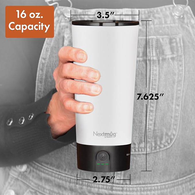 Nextmug Go - Temperature-Controlled, Self-Heating Travel Mug - Image 9