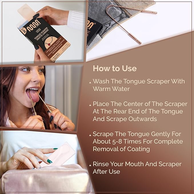 MasterMedi Tongue Scraper with Case Easy to Use Tongue Scraper - Image 5