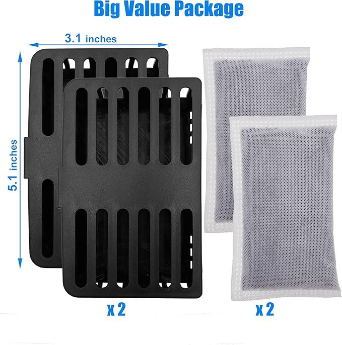 Trash Can Deodorizer Kit Stick-On Activated Carbon Odor Eliminator - Image 7