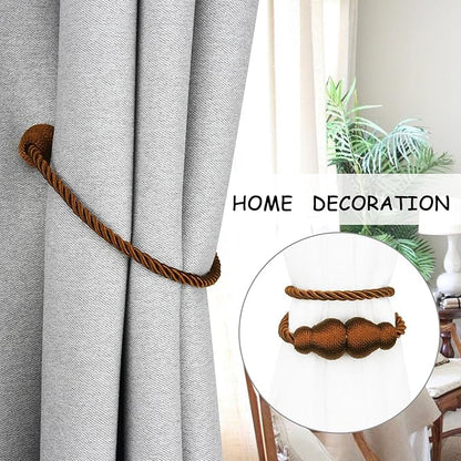 Nieffeiy Magnetic Curtain Tiebacks Outdoor Curtain Tie Backs Rope Decorative - Image 5
