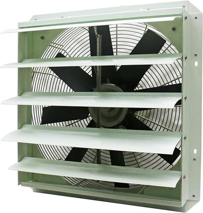 iLiving 20-Inch Corrosion Resistance Shutter Exhaust Fan, Single Speed by iLiving