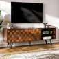Bme Georgina 65-Inch Solid Acacia Wood TV Stand, Quick Assembly Entertainment by Bme