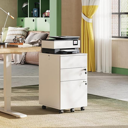 DEVAISE 3 Drawer Mobile File Cabinet - Image 7