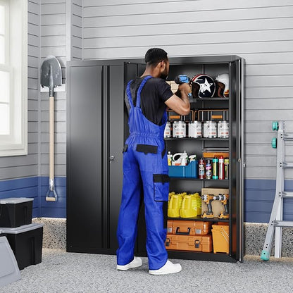 Yizosh Metal Garage Storage Cabinet - Image 2