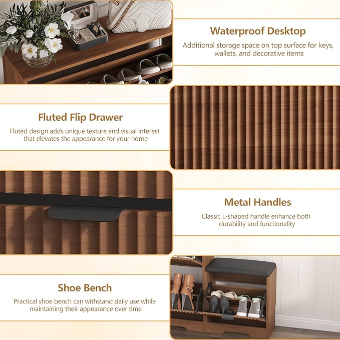 Shoe Cabinet Storage for Entryway - Image 6