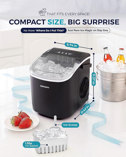 EUHOMY Countertop Ice Maker Machine - Image 9