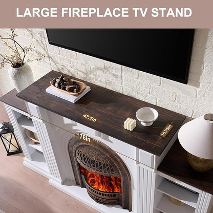 Farmhouse Electric Fireplace - Image 6
