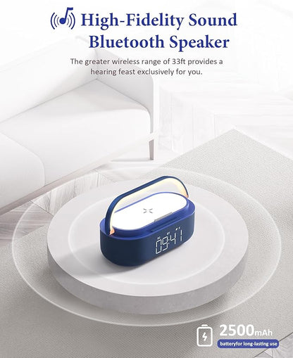 COLSUR Bluetooth Speaker Alarm Clock - Image 2