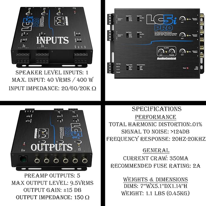 AccuBASS 5-Ch Line Out Converter Kit - Image 2