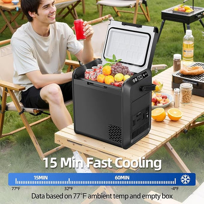 Car Refrigerator Freezer, 22QT Car Fridge Compressor Cooler - Image 2