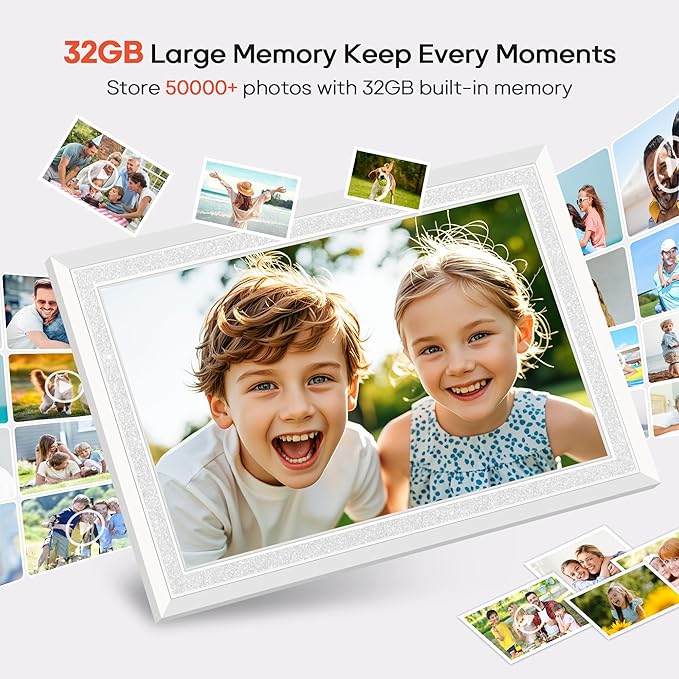Frameo 10.1" Digital Picture Frame, Smart WiFi Digital Photo Frame - Image 3