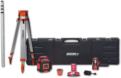 Johnson Level & Tool 40-6541 High Accuracy Dual Slope Rotary Laser System by Johnson