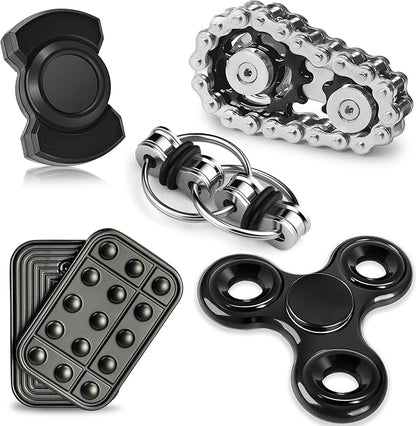 Valentines Day Gifts for Him 5 Pcs Fidget Toys Adults & Teen Metal Fidgets by Chilvil