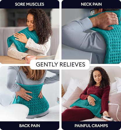 GENIANI Electric Heating Pad for Back Pain & Cramps Relief, Electric Throw - Image 2