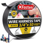 XFasten Wire Harness Tape, 3/4-Inch x 50-Foot, High Temp Wiring Loom Harness by XFasten