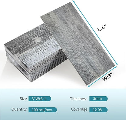 Vamos Tile 100-Piece Peel and Stick Backsplash Seamless Tile, Stick on - Image 9
